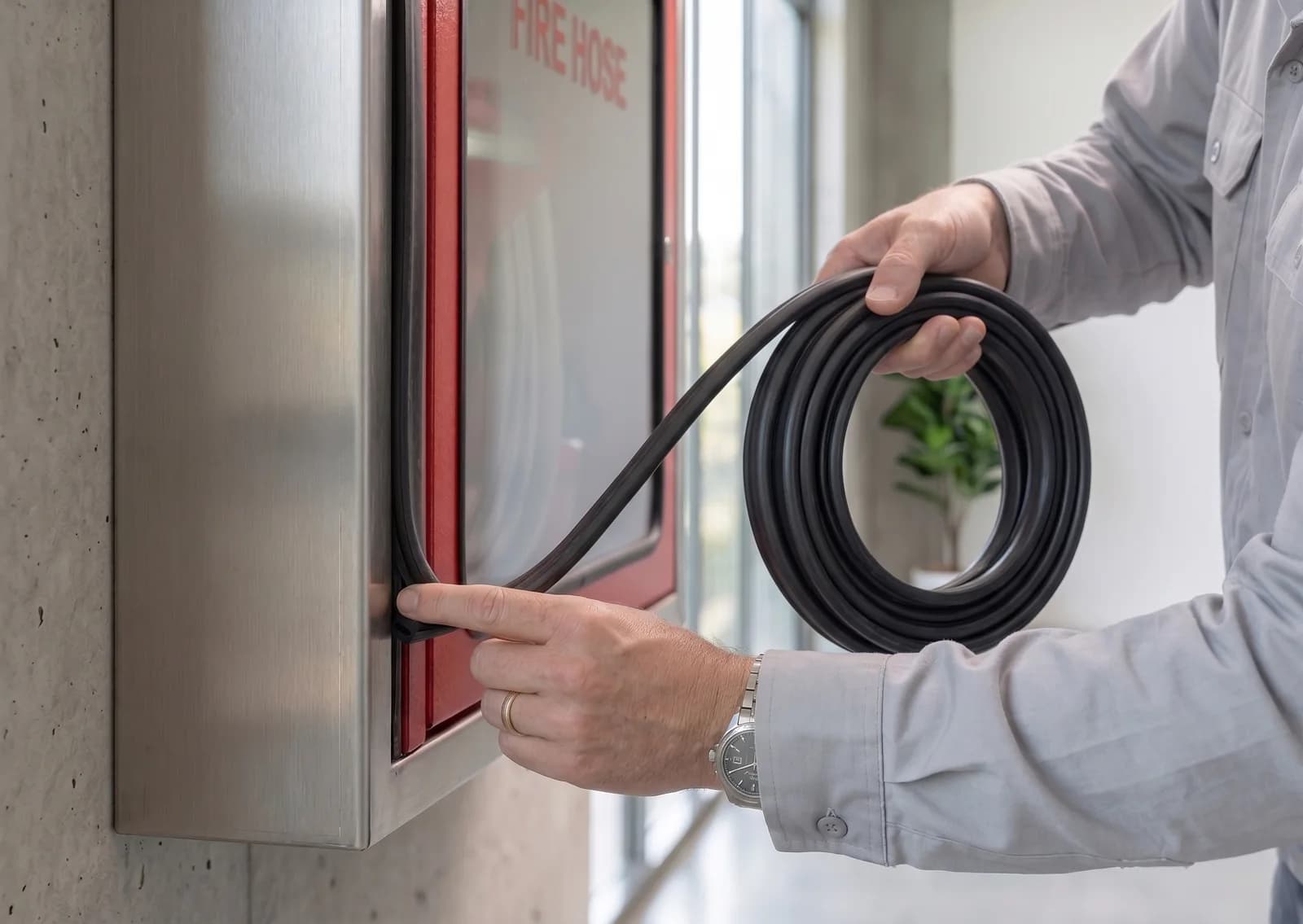 Fire Hose Box S-Rubber Profile