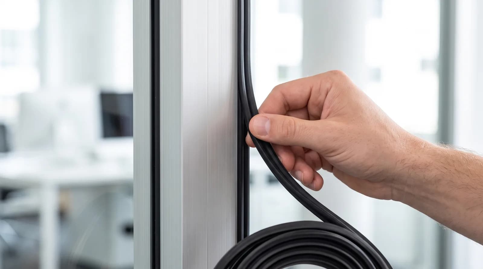 U Rubber Profiles for Aluminium Doors